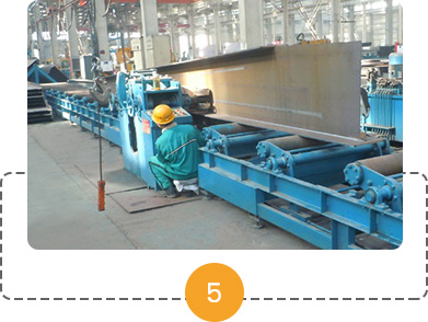 Flange plate of straightening Flange plate of straightening