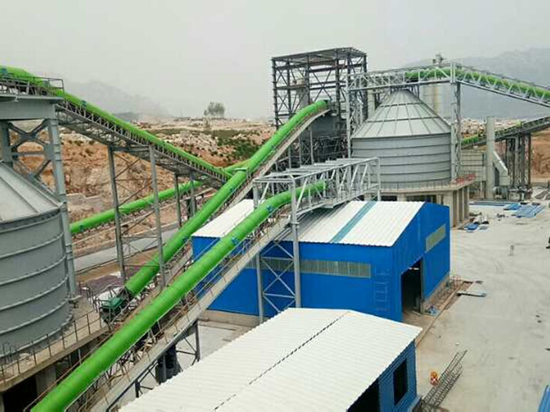 Sand Aggregate Factory Belt Conveyor System Project