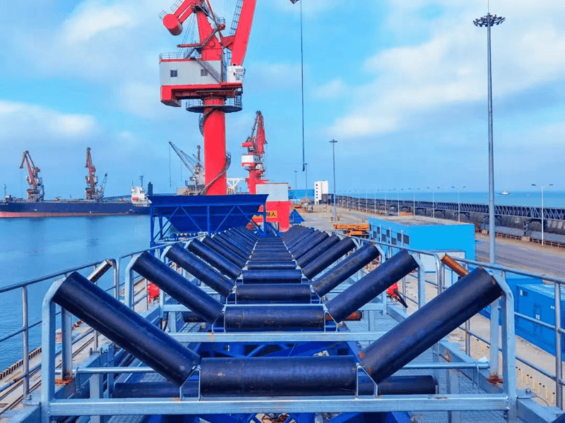 Shandong Port Equipment Group Secures New Year's First '100 Million Yuan' Project with Hainan Circular Yard Conveyor System