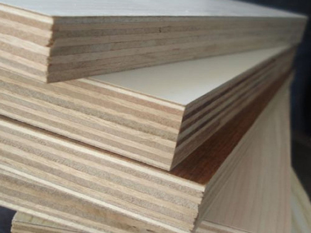 Melamine faced plywood