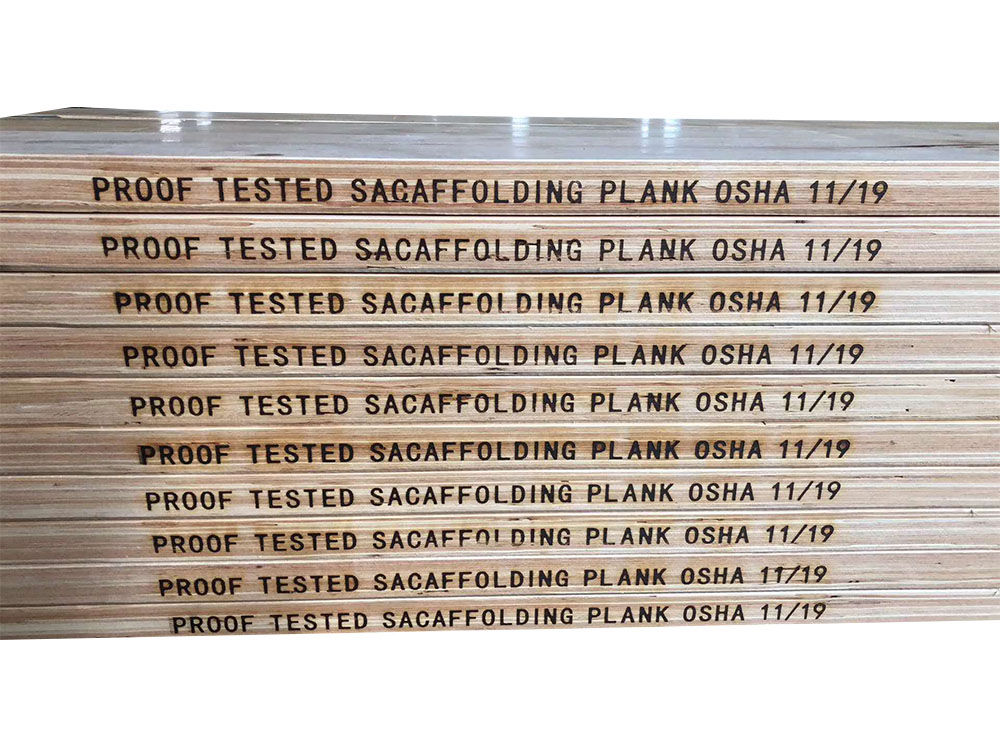 OSHA LVL scaffoding boards