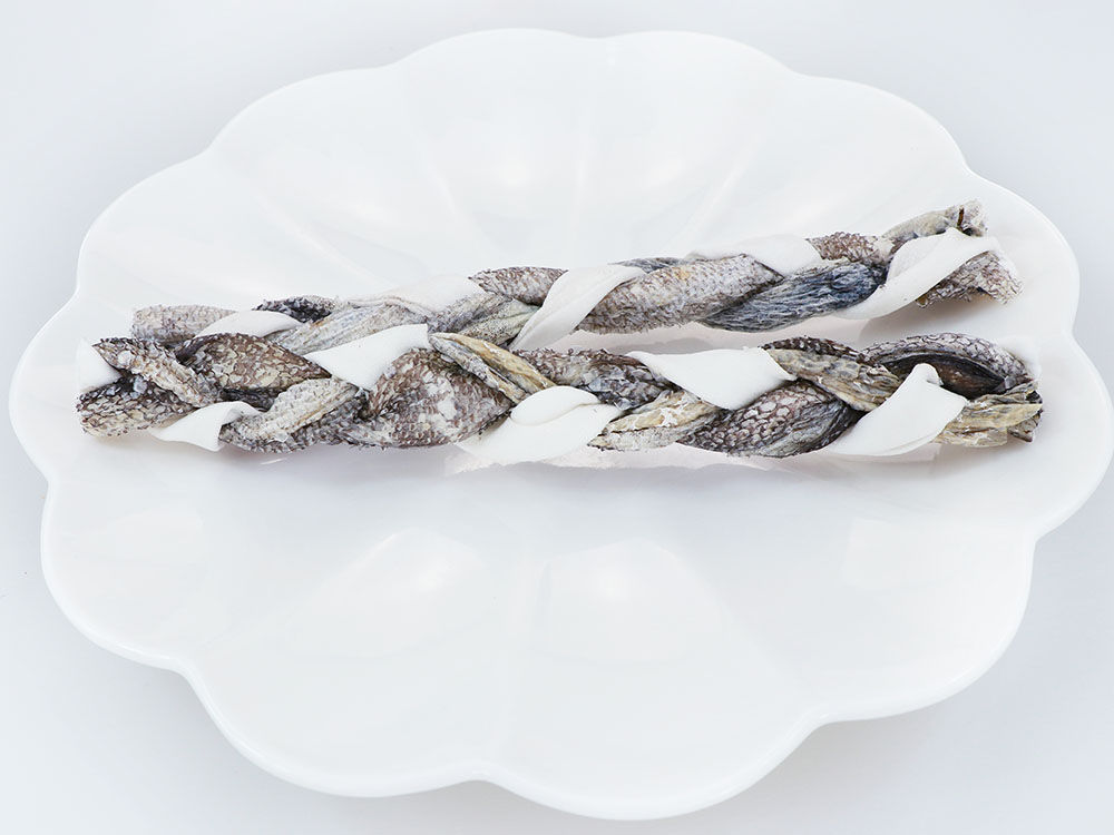 DD146-Braided fish skin&rawhide