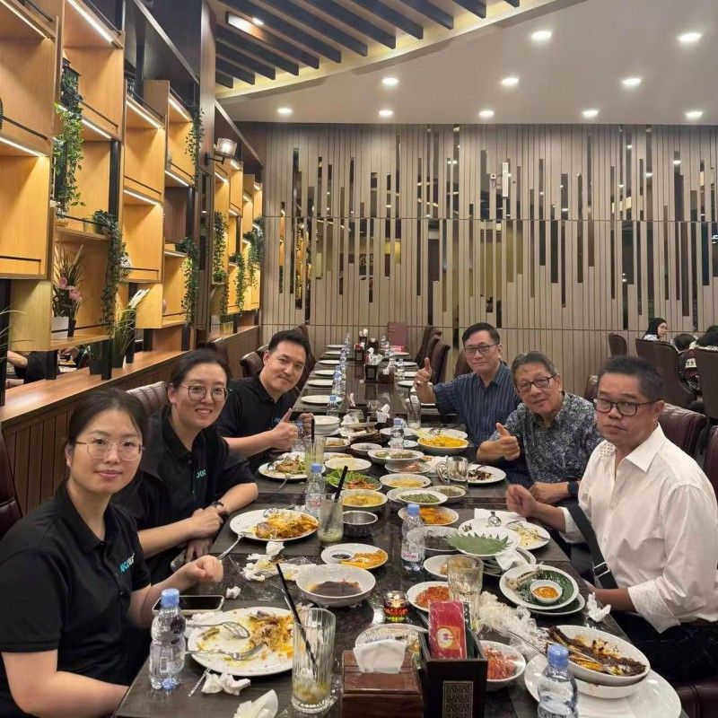 Post-Exhibition Dinner with Clients Post-Exhibition Dinner with Clients