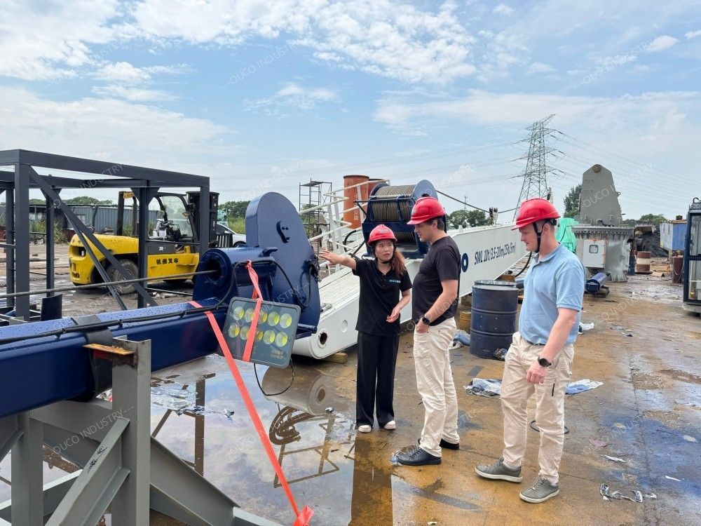 Russian customers visit OUCO factory (6)