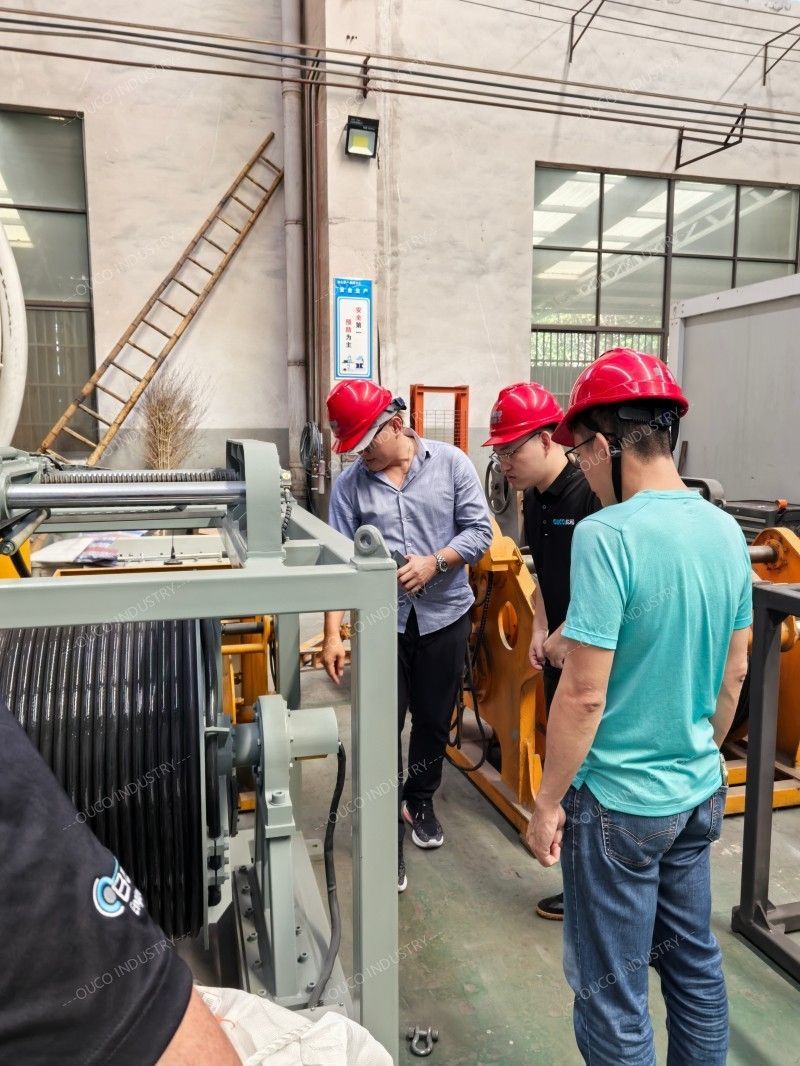 UK Marine Equipment Recycling Company Visits OUCO Factory! (5)