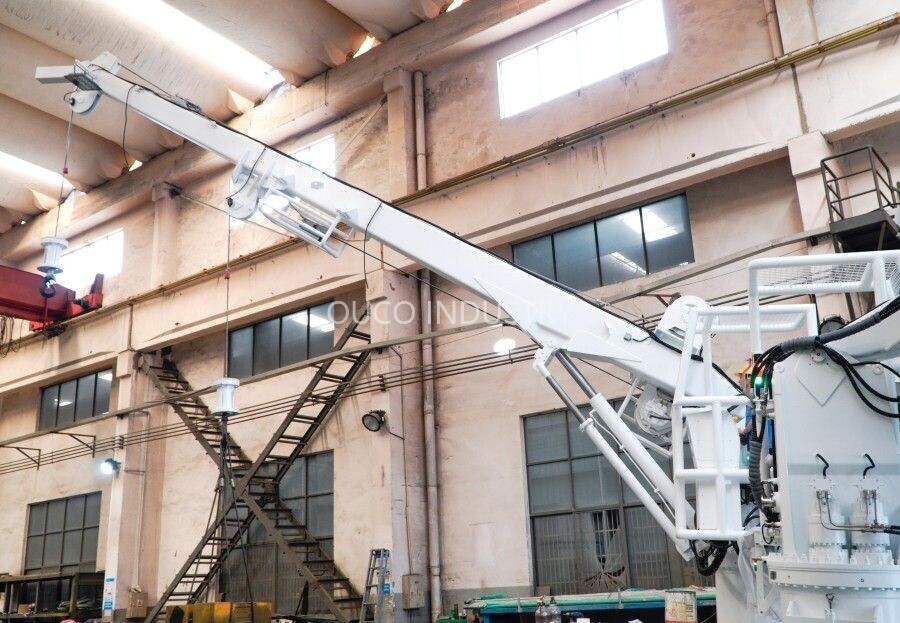 1.5T10M stiff boom crane with custom protection framework (3) 1.5T10M stiff boom crane with custom protection framework (3)