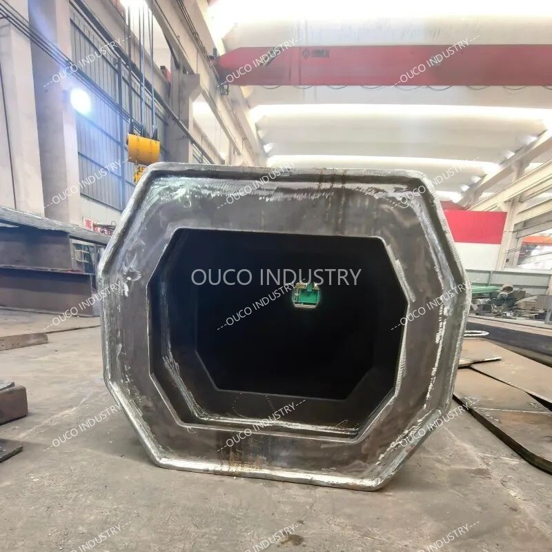 octagonal boom cross-section