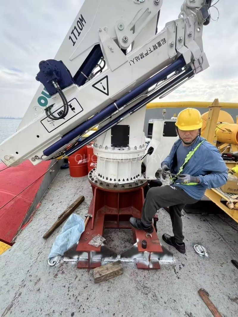 OUCO 1T10 KTB Crane Delivered & Installed for Domestic Customer (1)