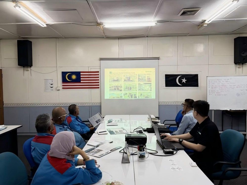 Technical exchange meeting between OUCO and Malaysian maritime experts Technical exchange meeting between OUCO and Malaysian maritime experts