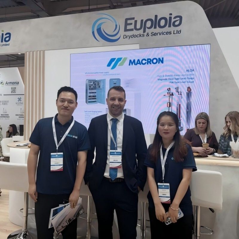 OUCO team visiting other booths at Posidonia 2026 (1) OUCO team visiting other booths at Posidonia 2026 (1)