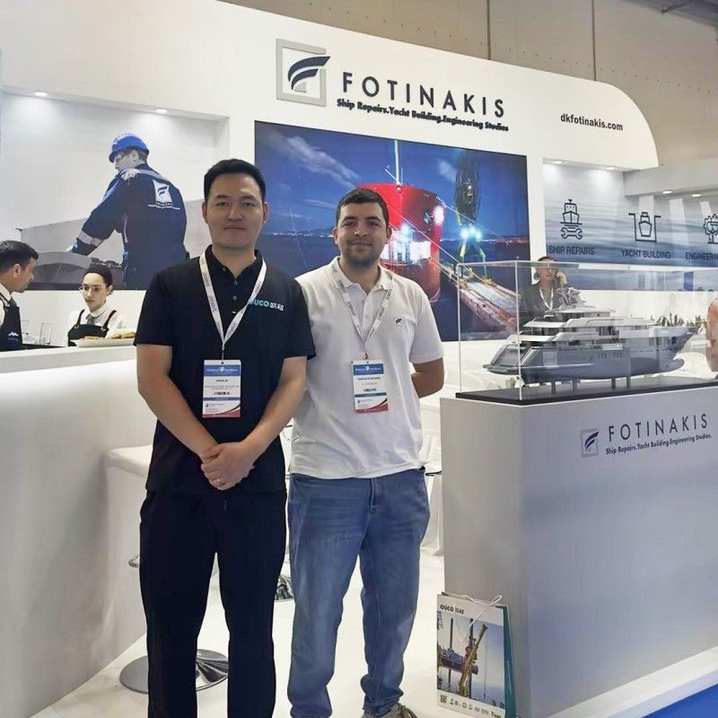 OUCO team visiting other booths at Posidonia 2026 (3) OUCO team visiting other booths at Posidonia 2026 (3)