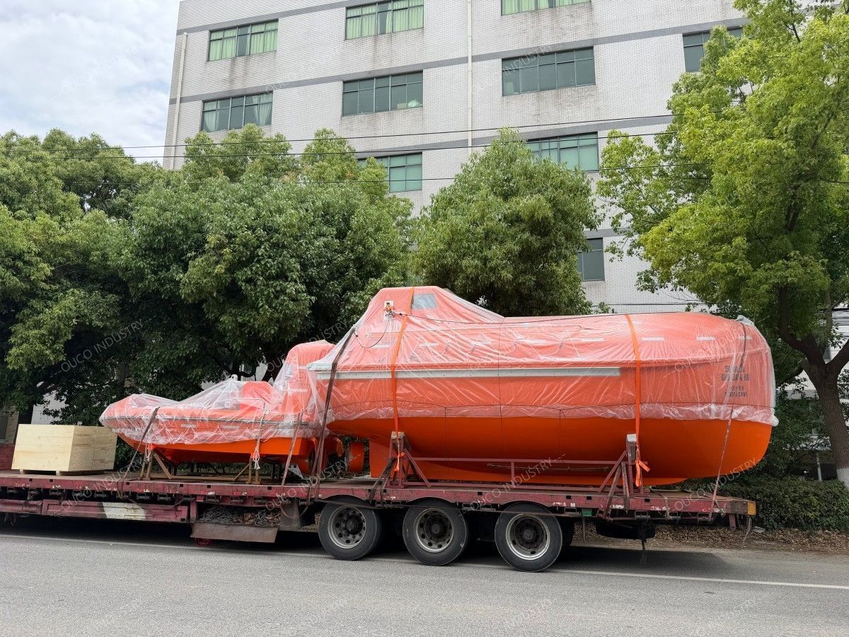 OUCO has shipped one lifeboat and one rescue boat (1)