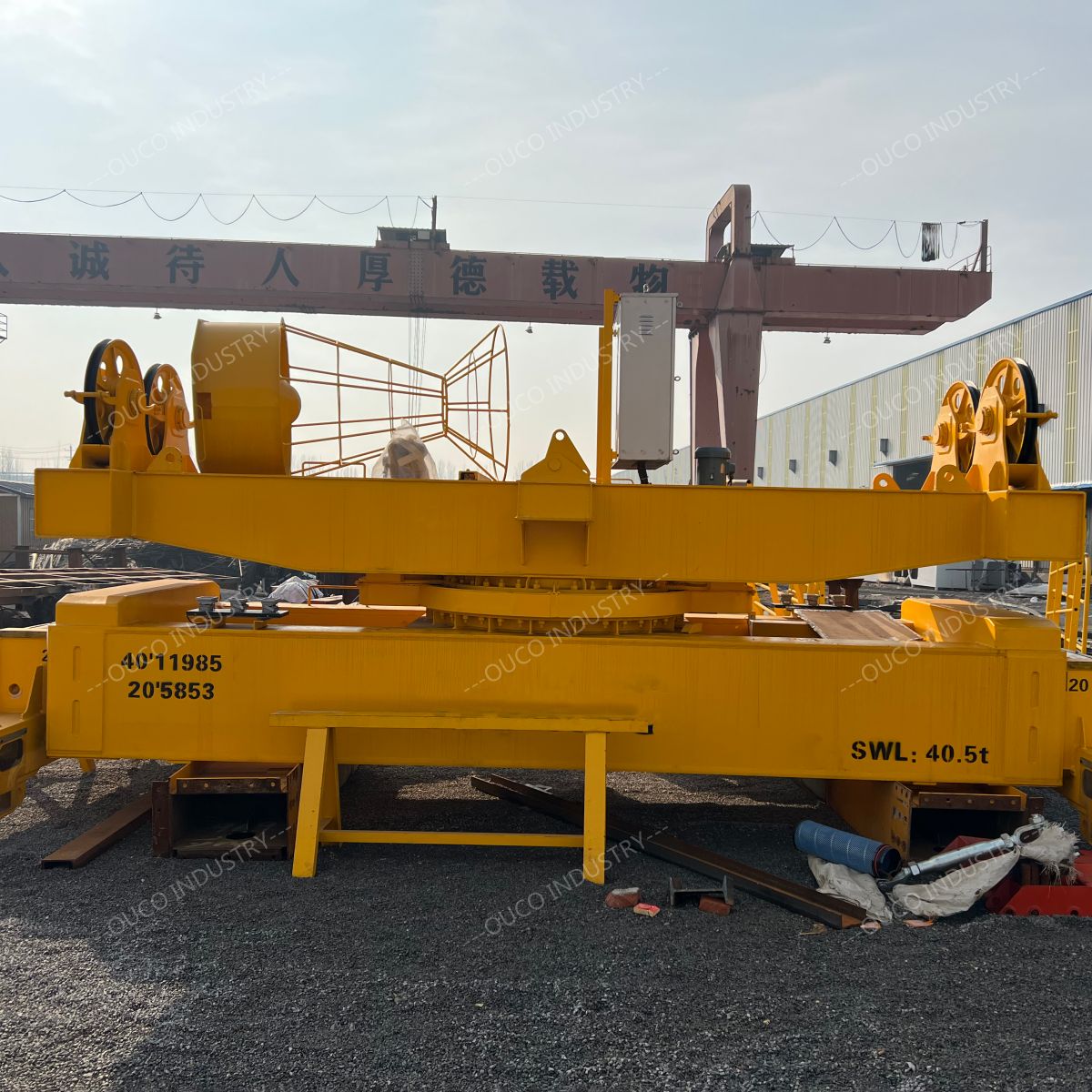 SWL 40.5T Hydraulic Telescopic Container Spreader