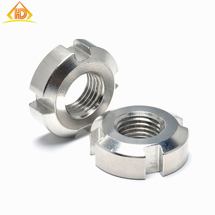 Slotted Round NutsStainless steel nuts汉德工业有限公司（无锡）