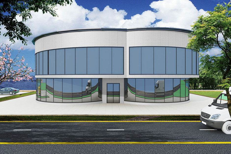 Salle d'exposition au Nigeria