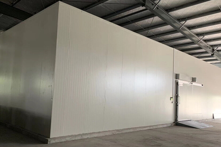 Chambre froide de fruits