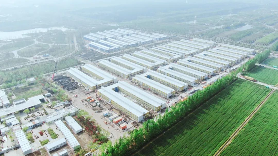 Bâtiments de camp modulaires de travail