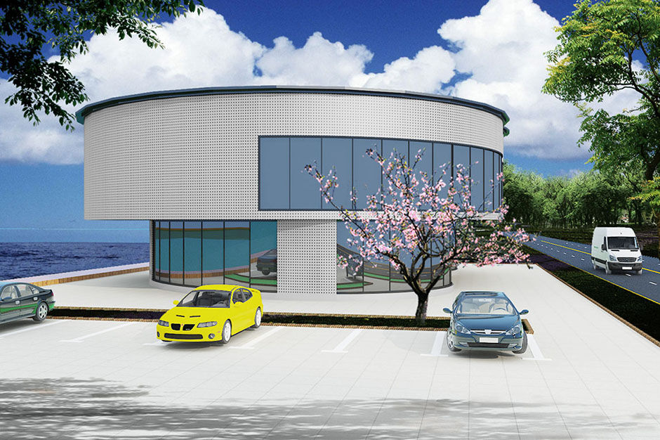 Sala de exhibición en Nigeria