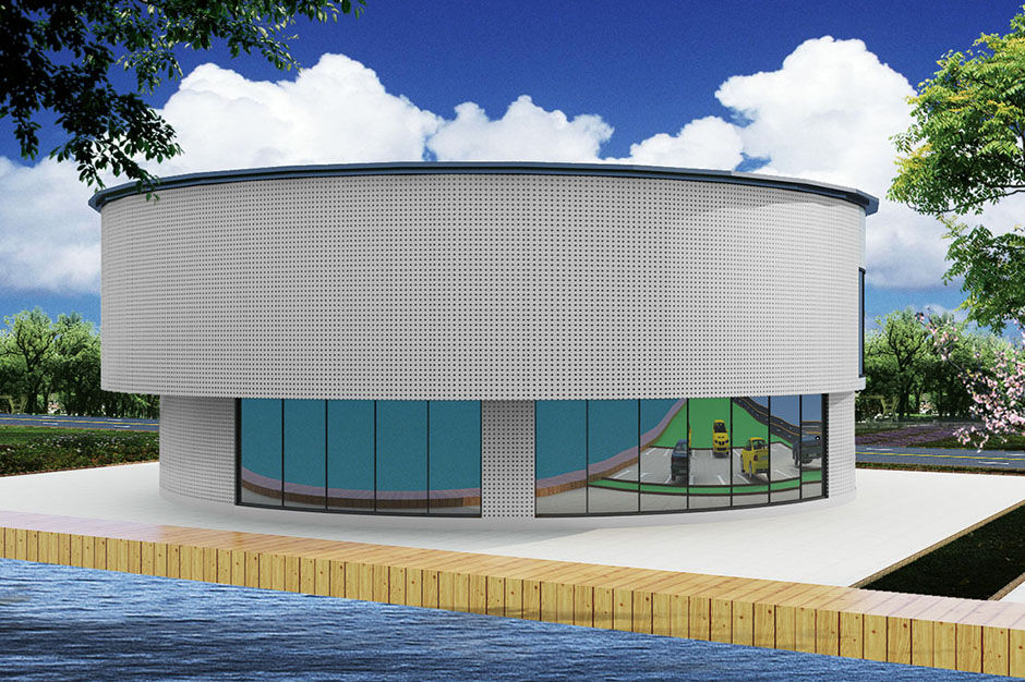 Sala de exhibición en Nigeria