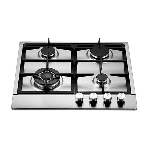 SS45917 S/S four burner 59cm build in gas hob