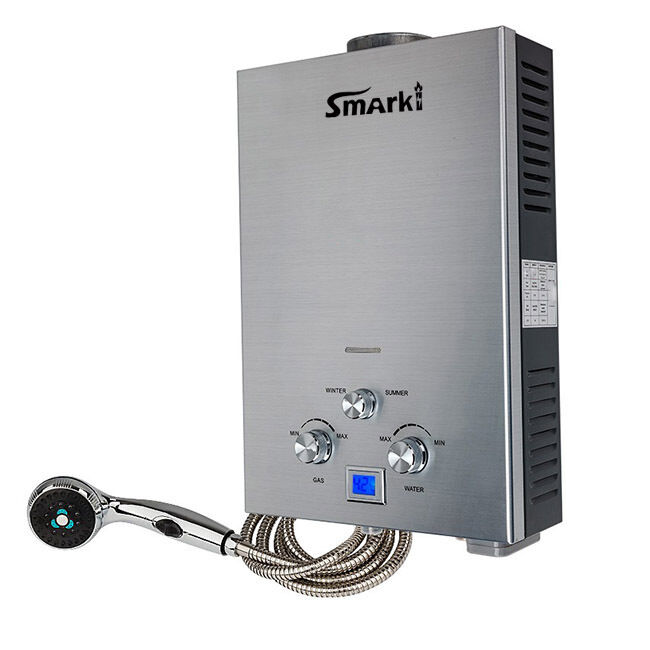 Portable 6L LPG Gas Tankless Outdoor Camping Hiking Hot Water Heater