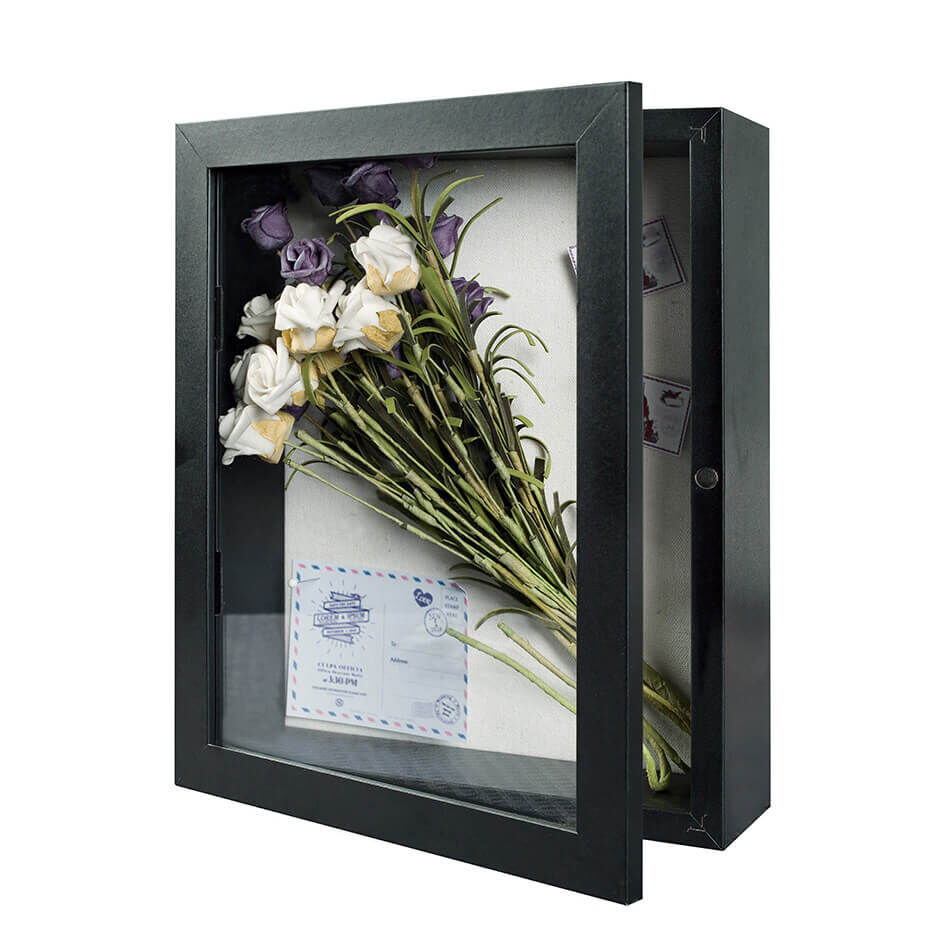 Schattenbox mit Frontöffnung