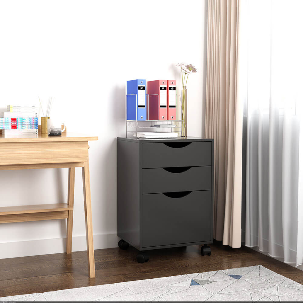 Mobiler Aufbewahrungswürfel mit 3 Schubladen