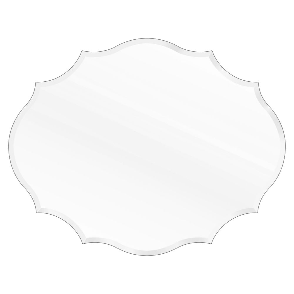 Spiegel mit abgeschrägten Kanten