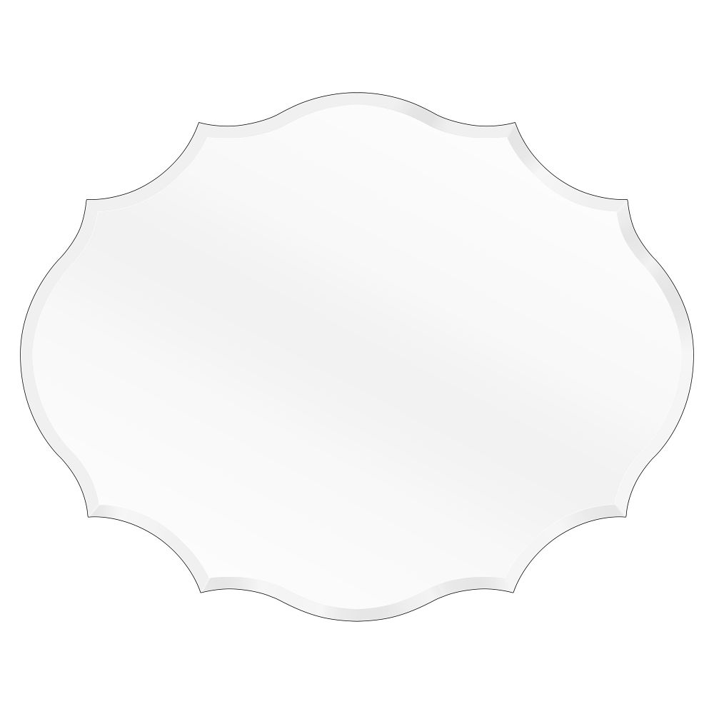 Spiegel mit abgeschrägten Kanten