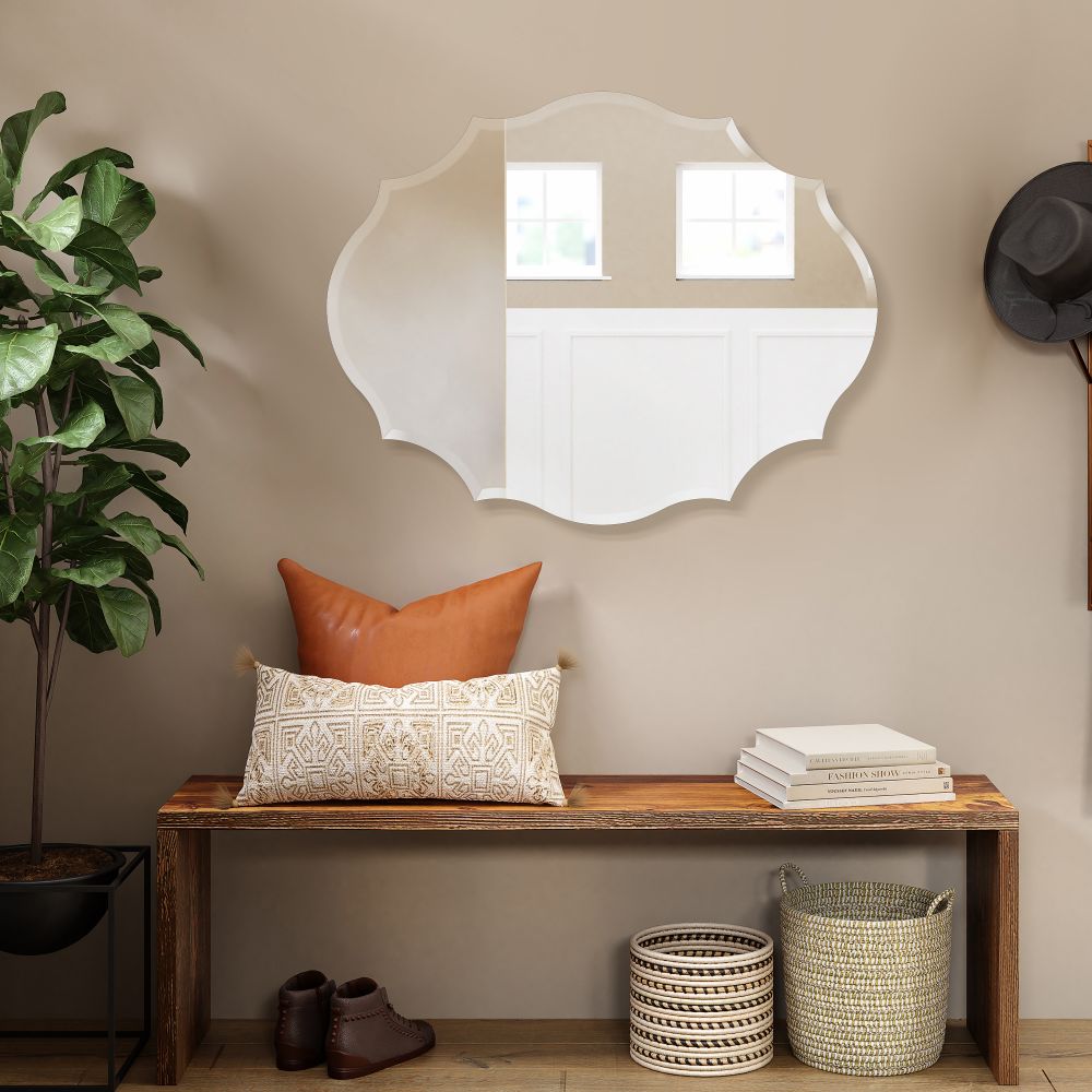 Spiegel mit abgeschrägten Kanten