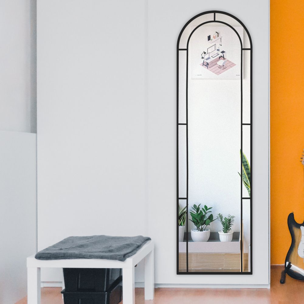 2L-gewölbter Fensterspiegel aus Metall