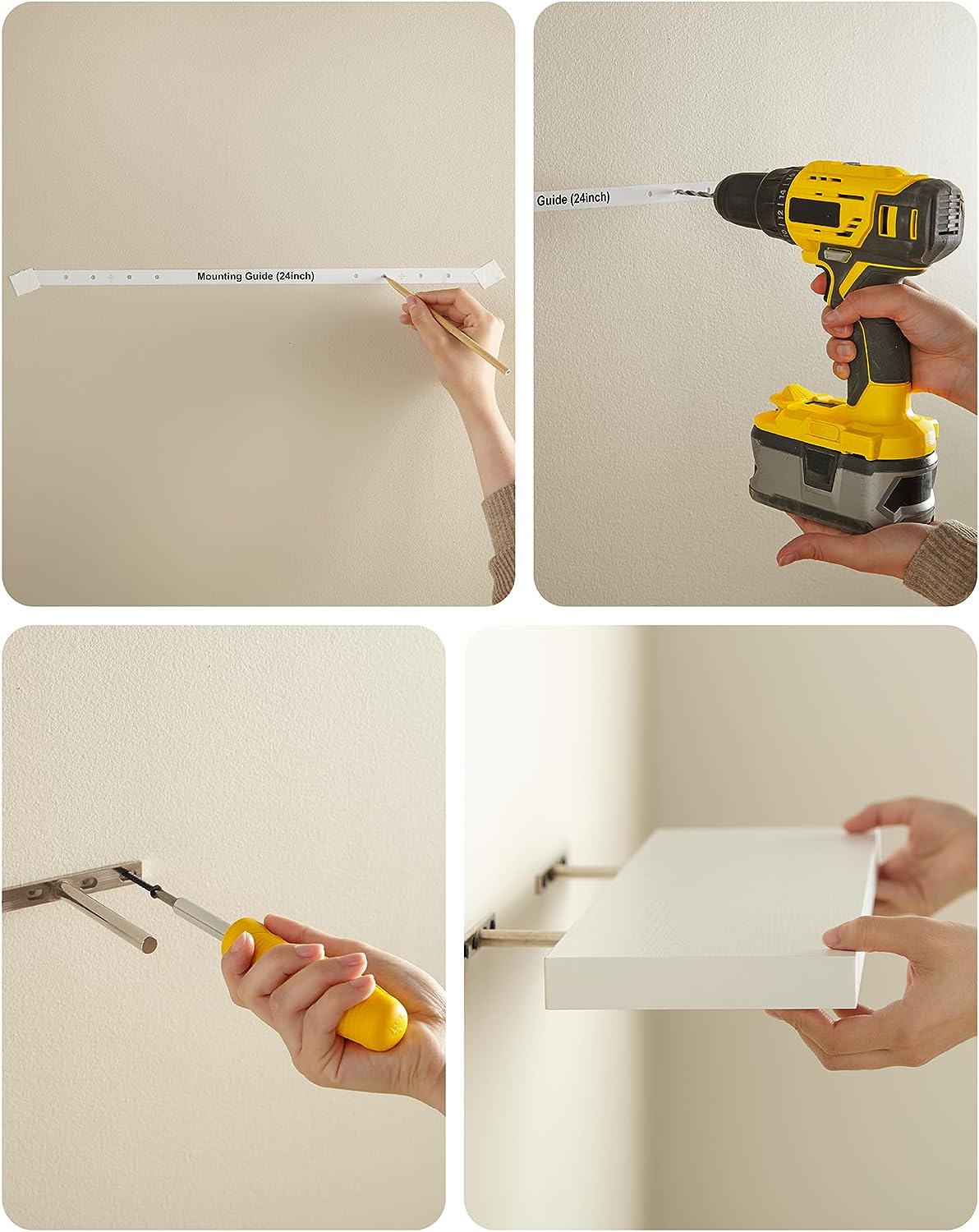 Schwebende Regale von Morden