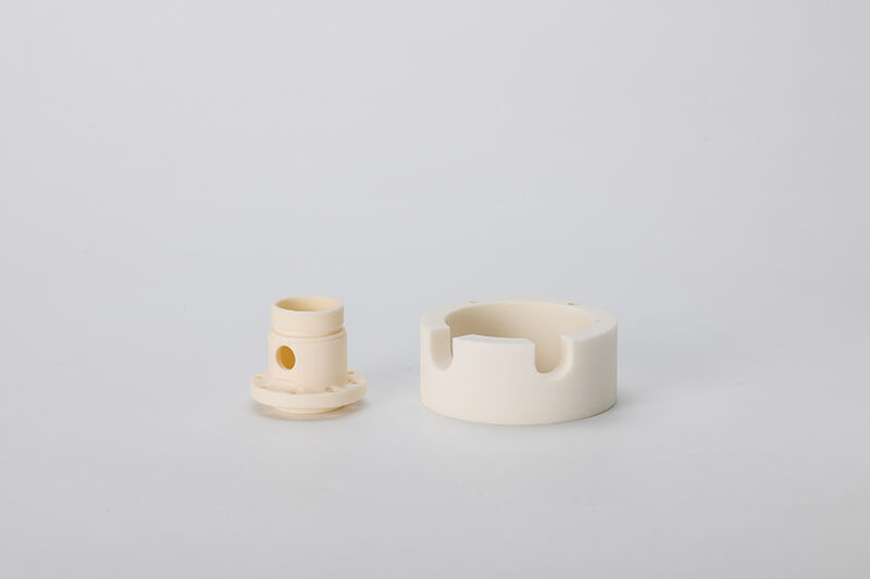 Ceramic isolator flanges