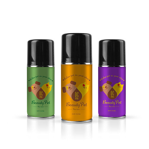 Spray de color de pelo temporal para mascotas