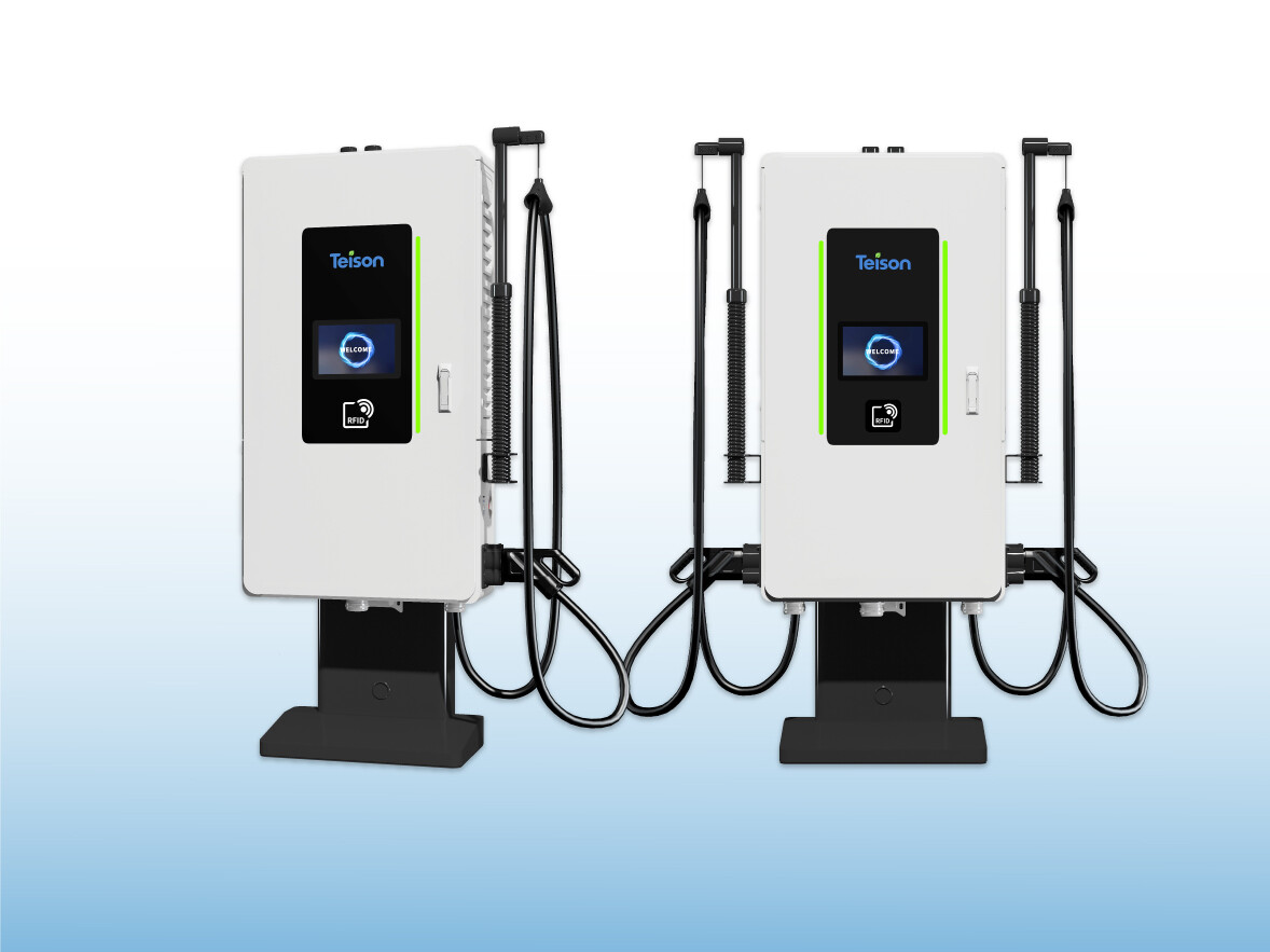 DC-Wallbox-Ladegerät <br>Kompaktes, leistungsstarkes EV-Ladegerät mit 60 kW für Unternehmen – schneller, effizienter und universeller als AC-Ladegeräte.