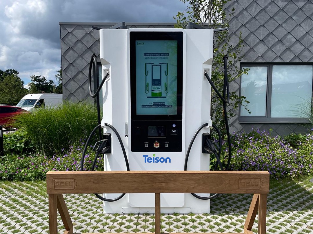 Teison DC ESS 120 kW/186 kWh akkumulátoros integrált elektromosjármű-töltőállomás telepítve Belgiumban, 2026