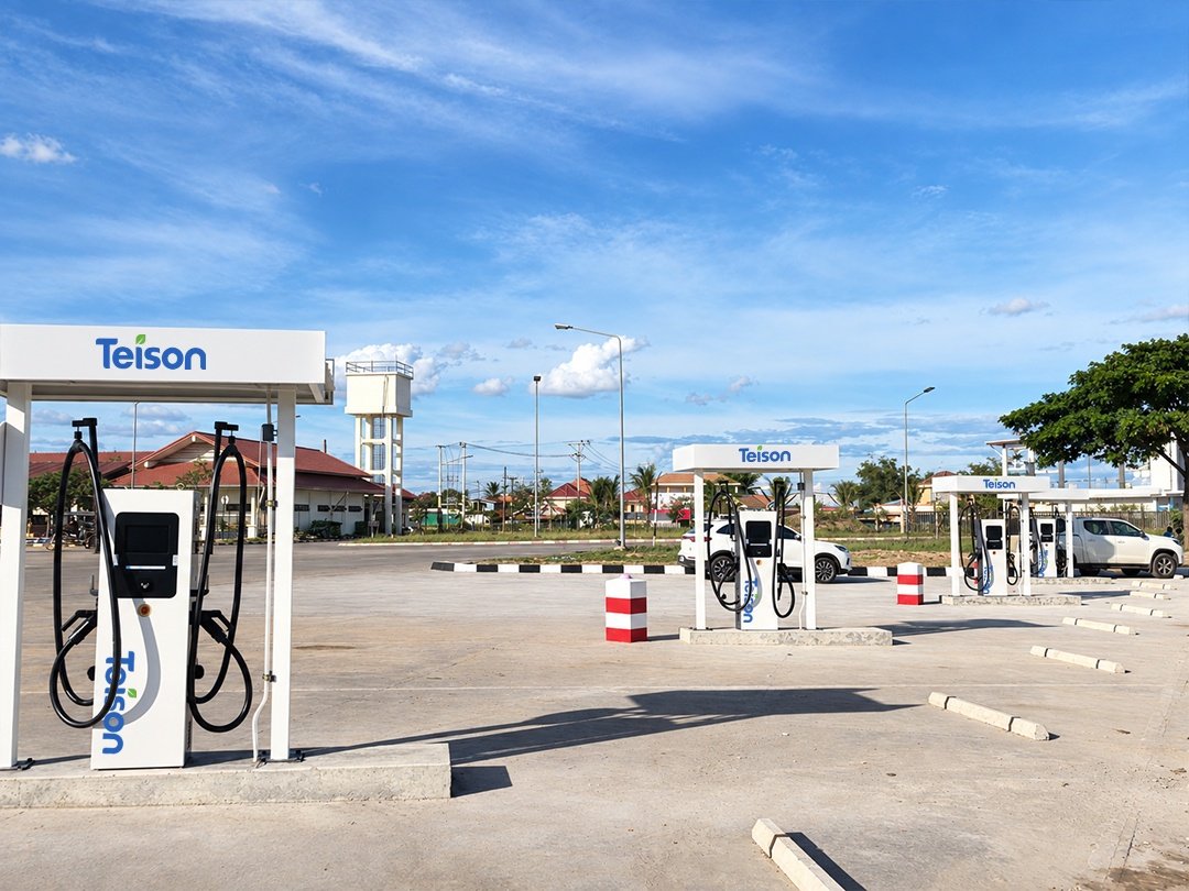 Teison 400 kW-os DC osztott EV-töltő telepítve Laoszban, 2026