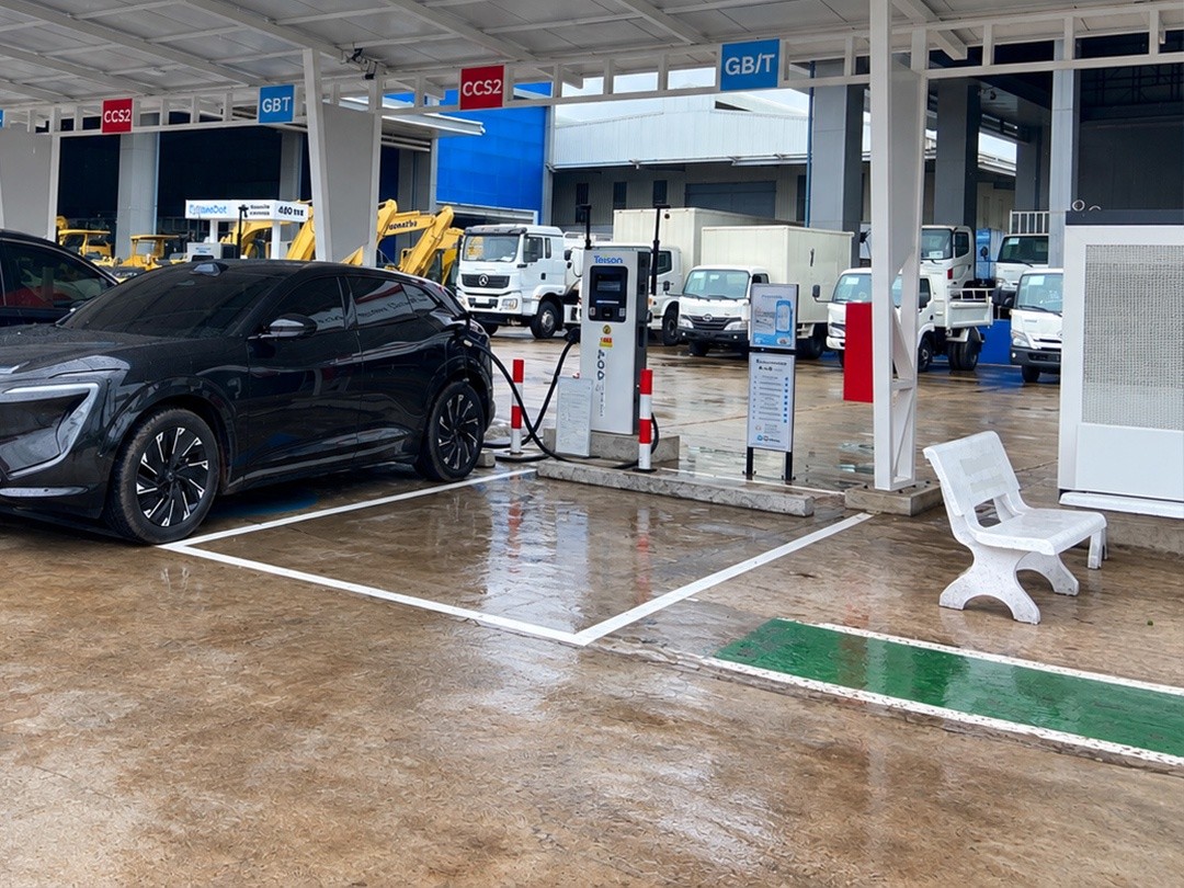 Superchargeurs Teison DC Split 400 kW installés en Thaïlande, 2026