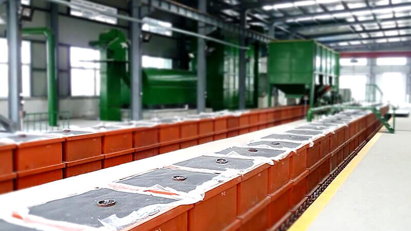 Línea de producción de espuma perdida