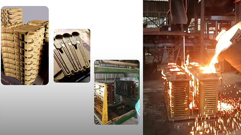 Fundición de arena revestida