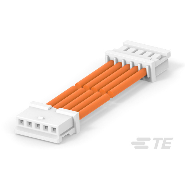 2405417-4 5 rechteckige Kabelbaugruppe Buchse auf Buchse 0,984 '(300,00 mm, 11,81") Kabelbaum grün, umweltfreundlich, energiesparend und verbrauchsreduzierend RCD