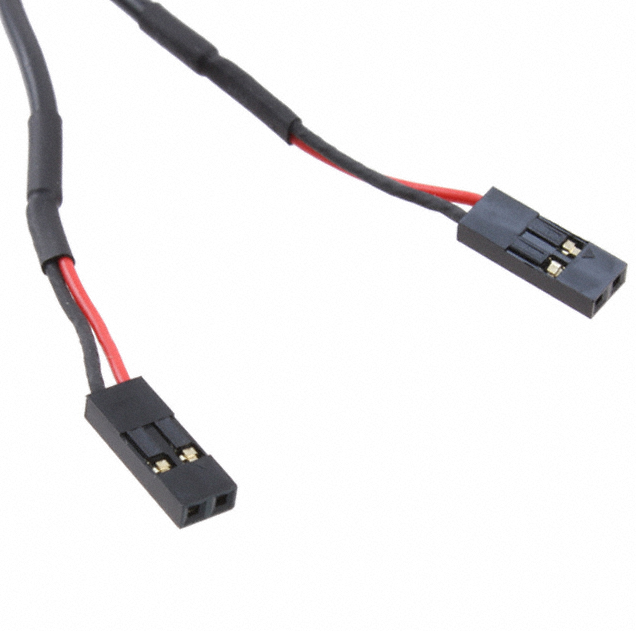 1175-1261-ND 2 rechteckige Kabelbaugruppe Buchse an Buchse 1,64 '(500,00 mm) Kabelbaum professionelle Herstellung individuell nach Bedarf RCD