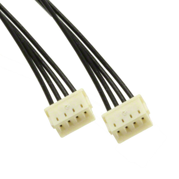 A04SR04SR30K152B 4 rechteckige Kabelbaugruppe Buchse an Buchse 0,500 '(152,40 mm, 6,00") Kabelbaum professionelle Herstellung angepasst nach Bedarf RCD