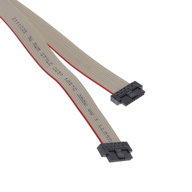839164-E 10-poliges flexibles Flachbandkabel von Buchse zu Buchse 11,81 