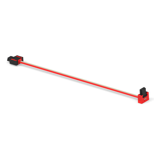 839429-E 2-polige flexible Flachbandleitung von Buchse zu Buchse 3,94 