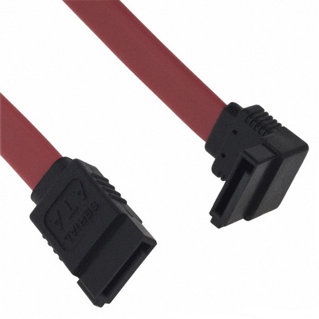 AK-SATA-030DL 7 18 Positionen SATA Buchse zu Buchse, rechtwinklig 0,984 '(300,00mm, 11,811  AK-SATA-030DL 7 18 Positionen SATA Buchse zu Buchse, rechtwinklig 0,984 '(300,00mm, 11,811