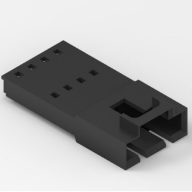 HSG PH2.54mm 4P schwarz einreihig PBT UL94V-0 CJT P/N A2547HM-4 RCD