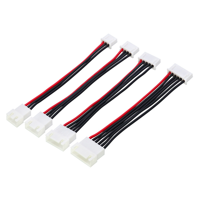 XH2.54-Anschlusskabel 2P/3P 22AWG, rot-schwarzes Flachbandkabel für Speichermodul, Kühlventilator und Stromversorgungskabelbaum, hochwertiges Material, stabile Leistung RCD