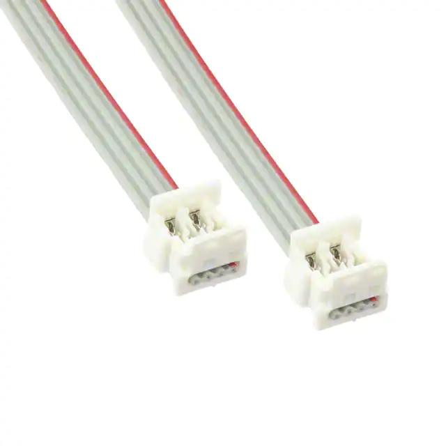 Kundenspezifische 1,27-mm-28-AWG-4-Pin-6-Pin-8-Pin-10-Pin-12-Pin-Flach-IDC-Steckverbinder Kabelverdrahtungsbaugruppe