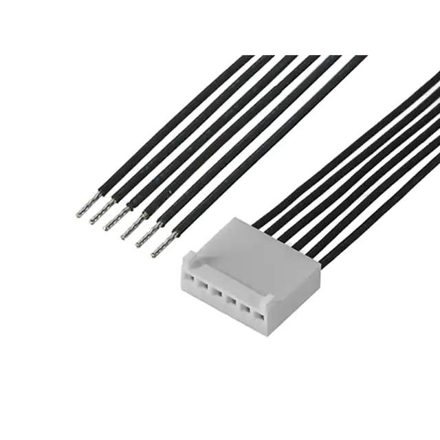 Benutzerdefinierte Molex 2.54 SR RS 6CKT Steckerkabelkonfektion Fabrik